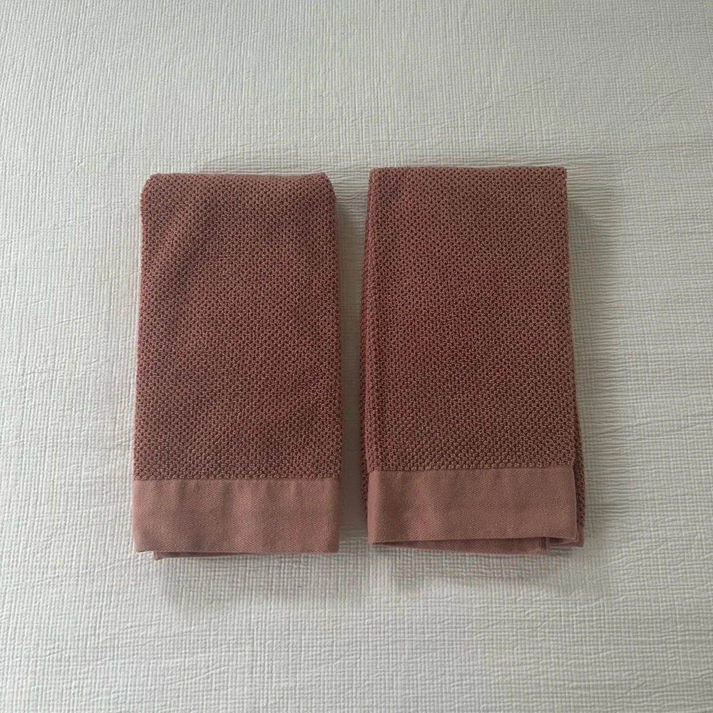 H&M Pink & Green Hand Towels 4ct